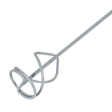 Qep Universal Mixing, 16 in OAL, 3/8 in Dia Shaft, Paddle, Spiral Head, Steel 61210