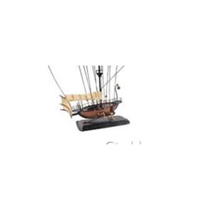 Old Modern Handicrafts Steampunk Airship Model - Multicolor AJ080