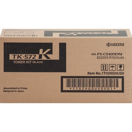 Kyocera Black Toner Cartridge 1T02HG0US0 16K YLD TK572K