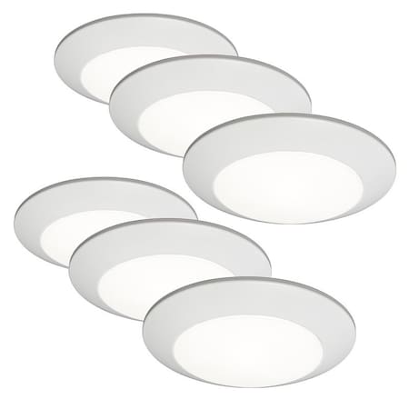 Eti Altair ALSD Series Downlight, 15 W, 120 V, LED Lamp, Polymer, Powder-Coated 63328101-6PK