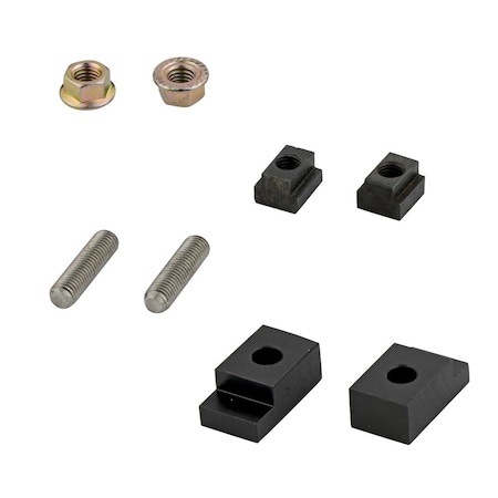 Hhip 8 Piece M10 Steel Hold Down Clamp Kit 3906-0328