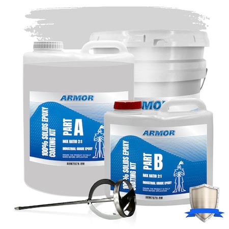 Armorpoxy 100% Solids Epoxy - 3 Gal - Light Gray 231897
