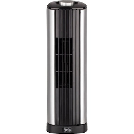 Black & Decker Mini Tower Fan - Quiet Oscillating Stand up 14'' Desk Fans BFT114