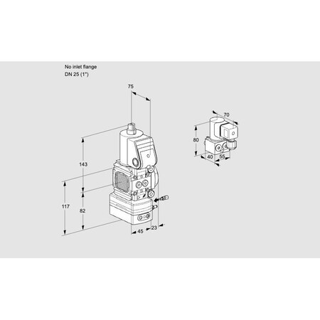 Honeywell Kromschroder VAG1-/25R/NQAE KS88011058