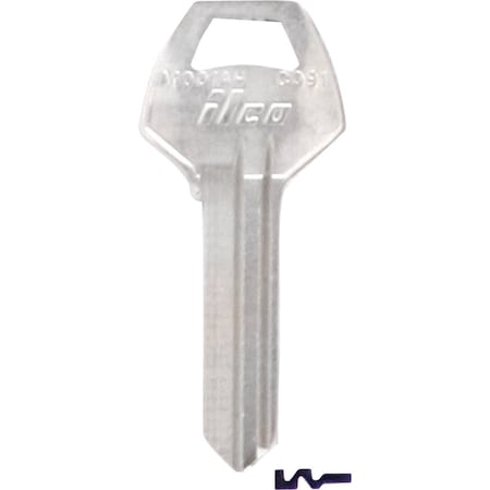 Ilco Corbin Nickel Plated House Key CO91 / 1001AH, 10PK IAL5041114B