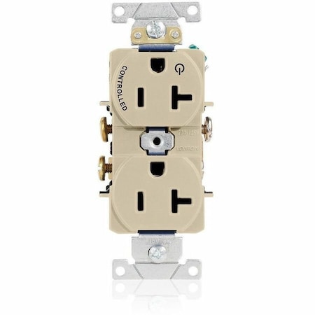 Leviton Duplex Receptacle/Oultet, 20 Amp 5362-S1I