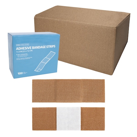 Oasis Fabric Adhesive Bandages, 1 in. x 3 in., 1200PK BA1-FABX12