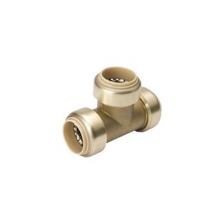 B&K Proline Push to Connect 1/2 in. PTC X 1/2 in. D PTC Brass Tee 6632-003