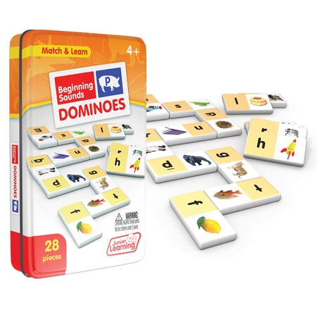 Junior Learning Beginning Sounds Dominoes JL492