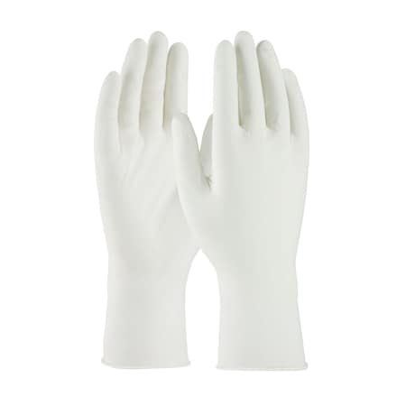 Qrp Single Use Class 100 Cleanroom Nitrile Glove with Finger Textured Grip, 9.5", 10PK 12732