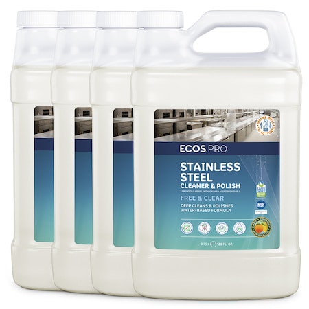 Ecos Pro Metal Cleaner and Polish, 1 gal, Soy PL9330/04