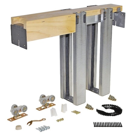 Johnson Hardware 153080PF Pocket Door Frame Kit 153080HD