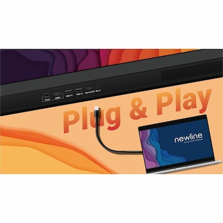 Newline 75IN Q PRO SERIES 4K LED 4K MULTI-TOUCH DISPLAY W/ USB TYPE-C, GOOGLE EDLA CERTIFIED TT-7524QP