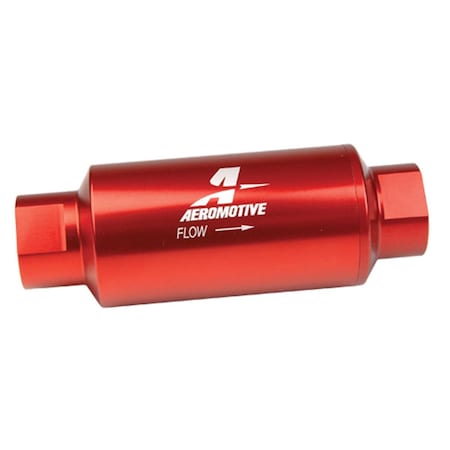 Aero-Motive 40 Micron ORB10 Red Fuel Filter 12335
