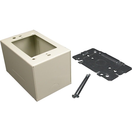 Legrand Device Box, Gang Box Type, 1 Gang, Steel V2444