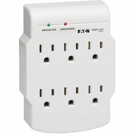 Tripp Lite 6-OUTLET LOW-PROFILE SURGE PROTECTOR, DIRECT PLUG-IN, 540 JOULES, DIAGNOSTIC LED SK6-0/SPIKEBLOK