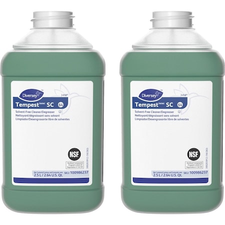 Diversey Cleaner/Degreaser, 2.5 L Bottle, Liquid, 2 PK 100986237
