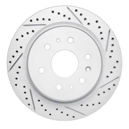 Dynamic Friction Co DFC Geoperformance Rotor - Drilled and Slotted 830-47081R