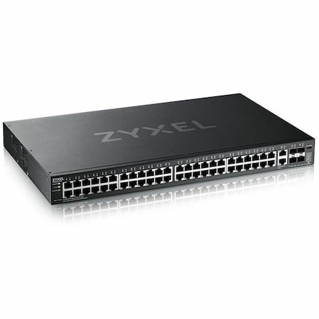 Zyxel - 48-PORT GIGABIT L2 MANAGED + 4 SFP+ 10G + 2 RJ45 10G (54 TOTAL PORT XGS2220-54