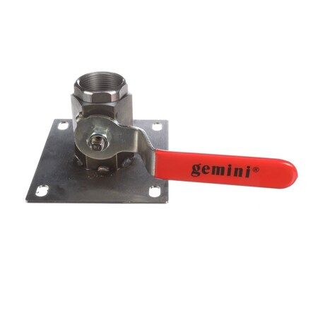 Ultrafryer Ball Valve/Plate Weldement Assembly, 1 1/4in, P3/EU 12A483-C