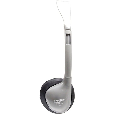 Hamiltonbuhl Hamilton Electronics MS2LV SchoolMate Personal Mono - Stereo Headphone with in-line Volume- Leatherette MS2LV