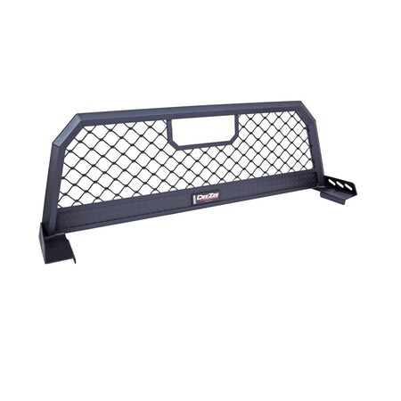 Hands On DZ95092TB Headache Rack & Mesh with Mounting Bracket, Textured Black Aluminium HA3591539