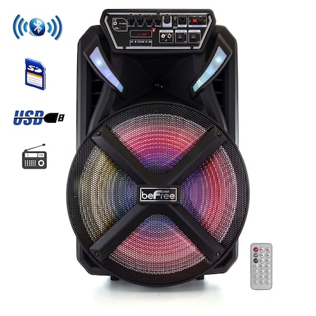 Befree Sound 15 Inch Bluetooth Portable Rechargeable Party Speaker BFS-2115