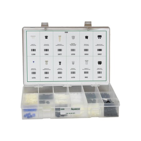 Auveco Ford Nylon Nuts Quik-Select Ii Kit Assortment 6908