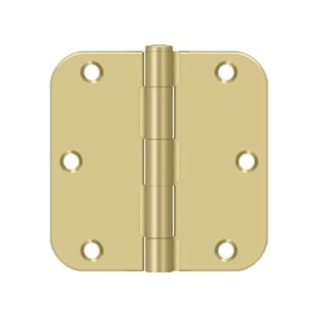 Deltana Satin Brass Door and Butt Hinge S35R5BK3/4