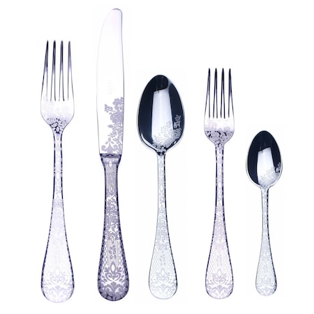 Mepra Casablanca Flatware Set - 5 Pieces - Stainless Steel 1026CB22005