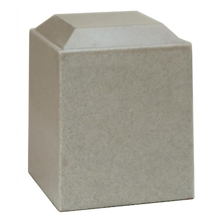 Fasttrack2Fitness Cultured Granite Cremation Electra Adult Urn, Light Gray FA2177865