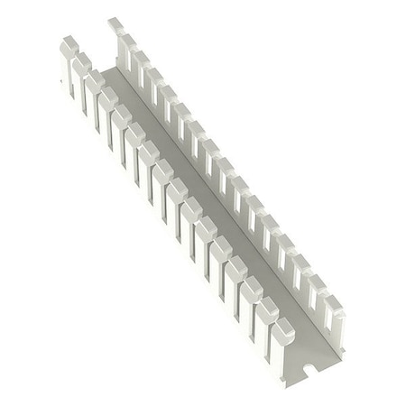 Panduit Wire Duct, Narrow Slot, White, 1.26W x 1.5D F1X1.5WH6
