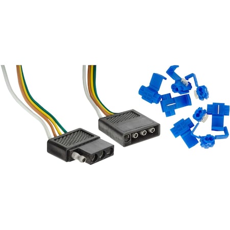 Auveco 4-Way Flat Trailer Connector Kit 23154