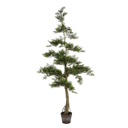 Vickerman 5 ft. Potted Cedar Tree 323-Leaves TB180160