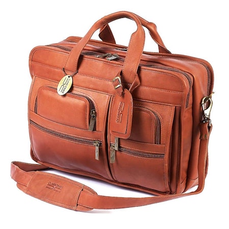 Executive Travel 151E-saddle Executive Computer Briefcase - Saddle EX725092
