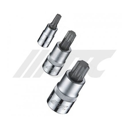 Jtc Auto Tools 1/4 in Drive Star Socket Bit, T27 Torx, 1/4 in Hex Shank, Precision Machined 23727