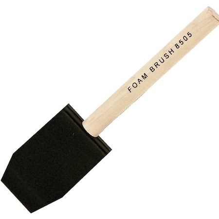 Prosource Paint Brush, 1 W in Brush, Foam Brush, Wood Handle 850510