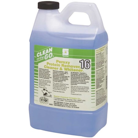 Peroxy Protein Remover, Cleaner & Whitener 2 Liter Food Production Sanitation Cleaner -  SPARTAN CHEMICAL, 482202