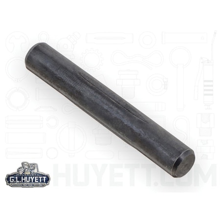 Huyett Type E Grooved Pin, Alloy Steel, 0.312 in Dia x 0.310 in Small End Dia x 2.000 in Length GPA-0312-2000-E