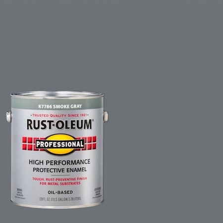 Rust-Oleum Professional Indoor and Outdoor Gloss Smoke Gray Oil-Based Enamel Protective Paint 1 gal K7786402-2