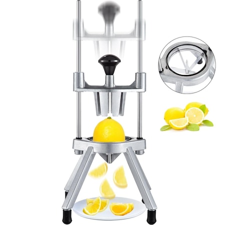 Vevor 4-Section Commercial Easy Wedger Stainless Steel Blade Fruit Lime Slicer SGQKJ4B0000000001V0
