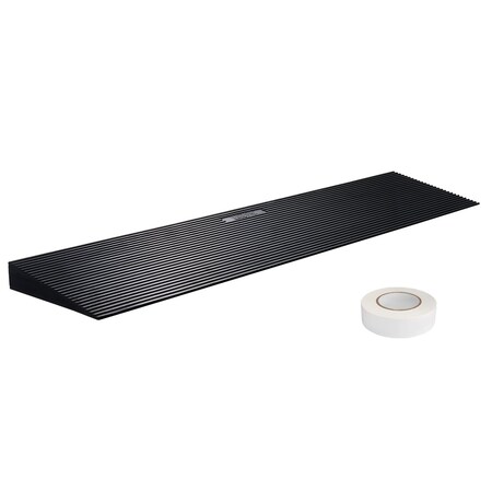 Vevor Cuttable Threshold Ramp Rubber Wheelchair Ramp Solid 1.2" Rise 35.4" Wide D001