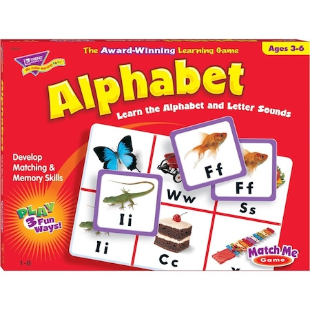 Trend Enterprises Alphabet Match Me® Games T58101