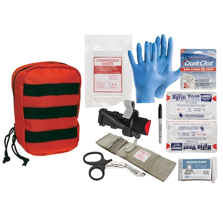 Propac Level 3 Bleeding Control Molle Kit, Orange K3553-MOLLE-ORG