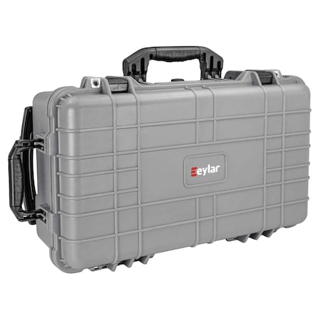 Eylar 22in Carry-On Travel Roller Gear Hard Case Waterproof w/ Foam Gray SA00034-GRA