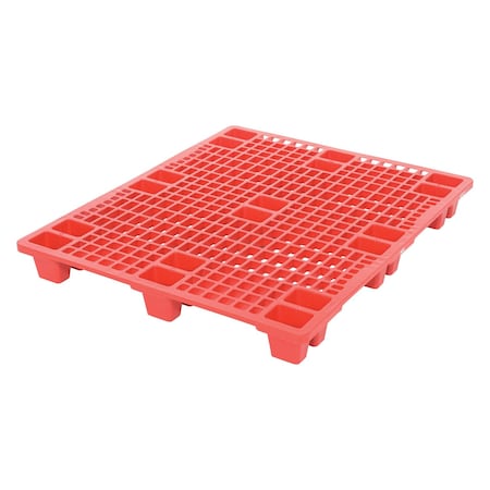 Vestil High Density Polyethylene (HDPE) Nestable Skid, 39.125 in L, 46.875 in W, 5.5 H SKID-20