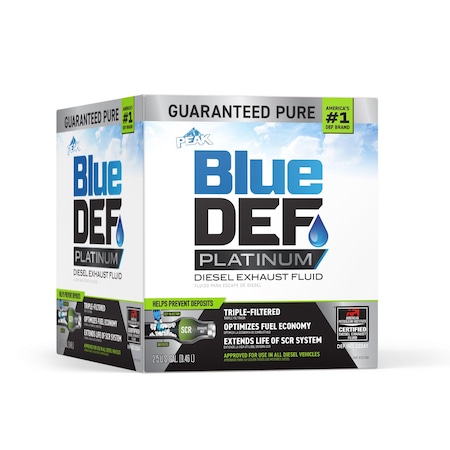 Peak Diesel Exhaust Fluid, Platinum, Box, 2.5 Gal, API, ISO-22241-1 DEG002