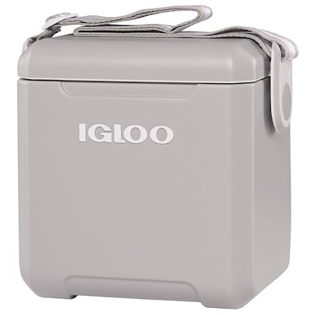 Igloo 00032651 Tag Along Too Cooler, 14 Can Cooler, Plastic, Light Gray, 2 days Ice Retention 32651