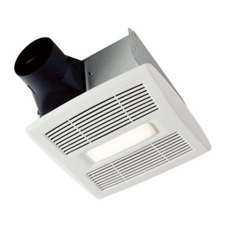 Aetna Glass 110 CFM Ceiling Exhaust Bath Fan with Light Energy Star 208286
