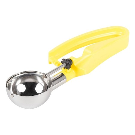 Vollrath Squeeze Disher, 1.8 oz., SS, Yellow 47396